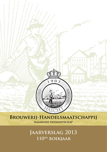 Thumbnail Brouwerij Handelsmaatschappij Annual Report 2013