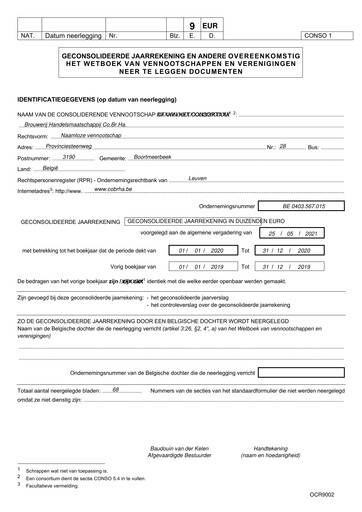 Thumbnail Brouwerij Handelsmaatschappij Annual Report 2020