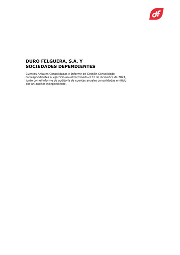 Miniature Duro Felguera Bilan financier 2024