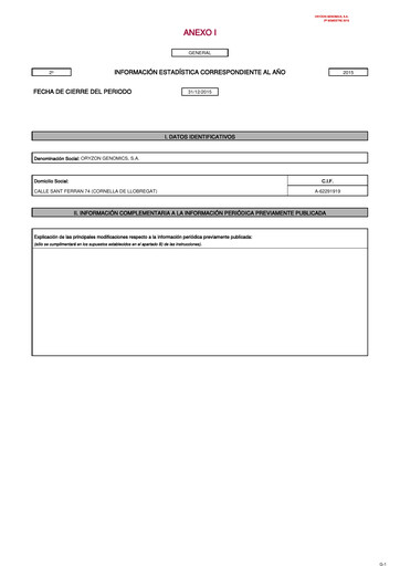Thumbnail Oryzon Genomics Half-year Report 2015-h2