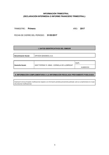 Thumbnail Oryzon Genomics Quarterly Report 2017-q1