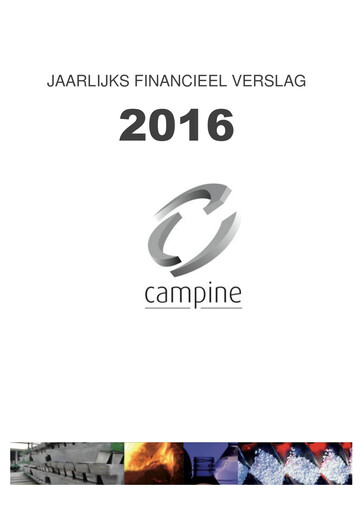 Thumbnail Campine Annual Report 2016