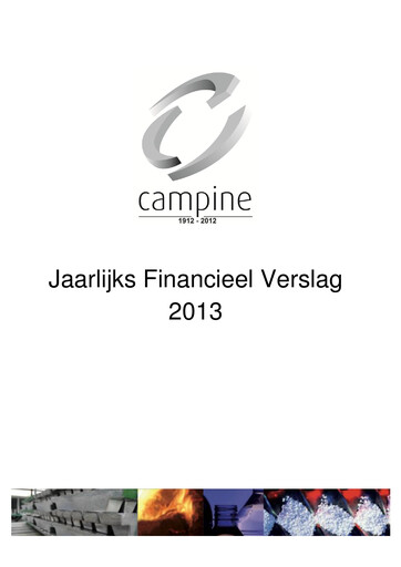 Thumbnail Campine Financial Report 2013