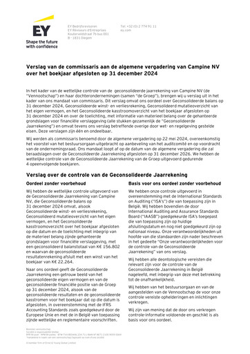 Thumbnail Campine Financial Statement 2024