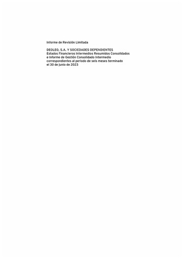 Thumbnail Deoleo Half-year Report 2023-h1