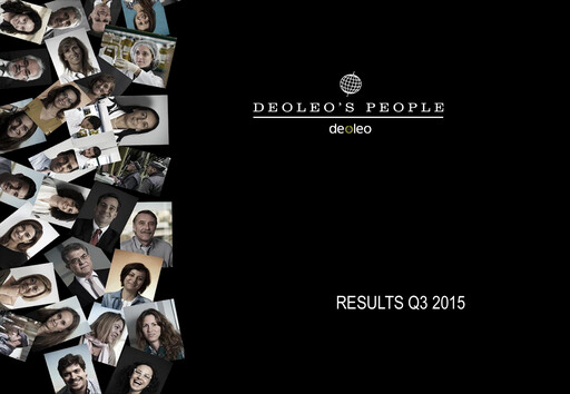 Thumbnail Deoleo Quarterly Report 2015-q3