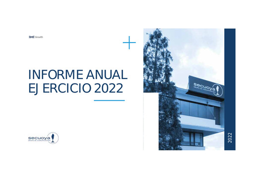 Miniature Secuoya, Grupo de Comunicación, S.A. Rapport annuel 2022