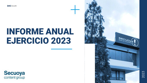 Thumbnail Secuoya, Grupo de Comunicación, S.A. Annual Report 2023