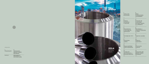 Vorschaubild Tubos Reunidos Jahresbericht 2014
