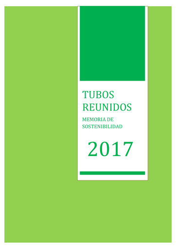 Thumbnail Tubos Reunidos Sustainability Report 2017