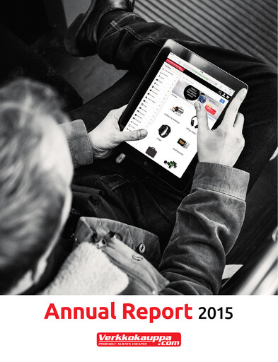 Thumbnail Verkkokauppa.com Annual Report 2015