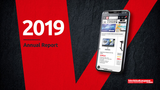 Thumbnail Verkkokauppa.com Annual Report 2019