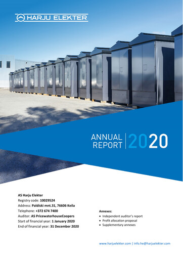 Thumbnail AS Harju Elekter Annual Report 2020