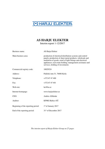 Thumbnail AS Harju Elekter Financial Report 2017