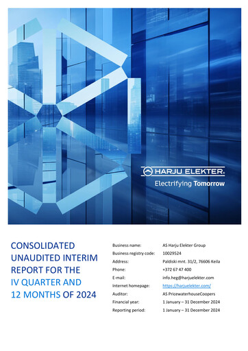 Thumbnail AS Harju Elekter Financial Report 2024