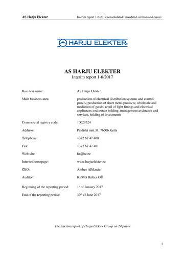 Thumbnail AS Harju Elekter Half-year Report 2017-h1