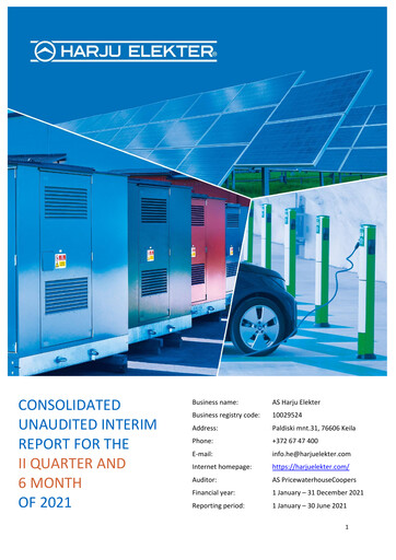 Thumbnail AS Harju Elekter Half-year Report 2021-h1
