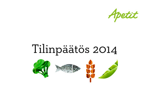 Thumbnail Apetit Oyj Annual Report 2014