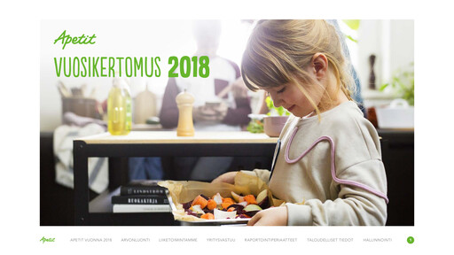 Thumbnail Apetit Oyj Annual Report 2018