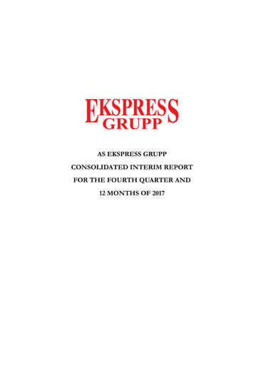 Thumbnail AS Ekspress Grupp Financial Report 2017