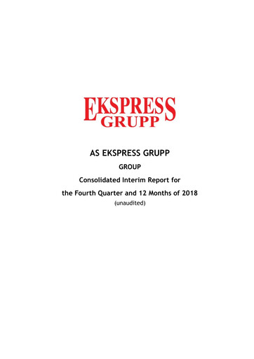 Thumbnail AS Ekspress Grupp Financial Report 2018