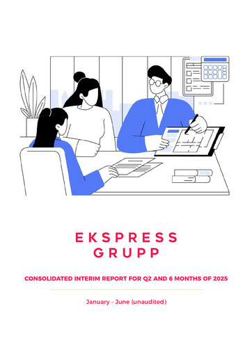 Thumbnail AS Ekspress Grupp Half-year Report 2025-h1