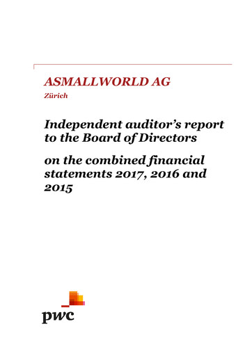 Thumbnail Asmallworld AG Financial Statement 2017