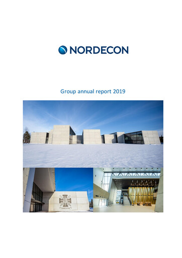 Thumbnail Nordecon AS Annual Report 2019