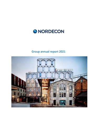 Thumbnail Nordecon AS Annual Report 2021