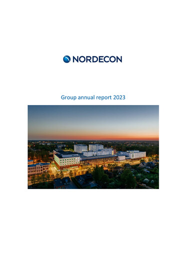 Thumbnail Nordecon AS Annual Report 2023