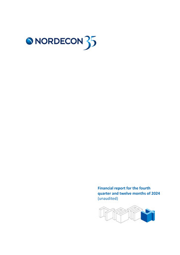 Thumbnail Nordecon AS Financial Report 2024
