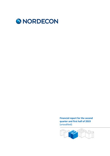Thumbnail Nordecon AS Half-year Report 2019-h1