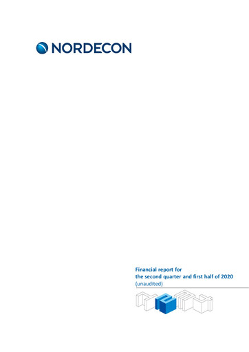 Thumbnail Nordecon AS Half-year Report 2020-h1