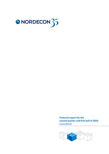 Thumbnail Nordecon AS Half-year Report 2024-h1