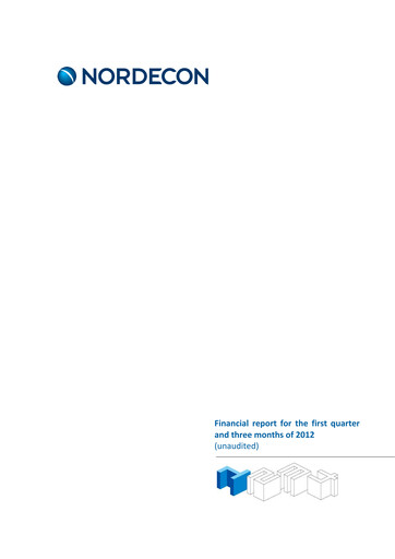 Thumbnail Nordecon AS Quarterly Report 2012-q1