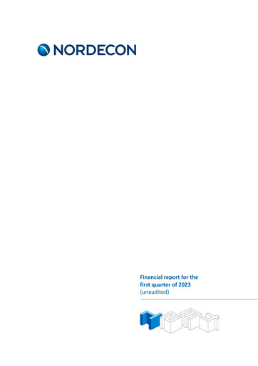 Thumbnail Nordecon AS Quarterly Report 2023-q1