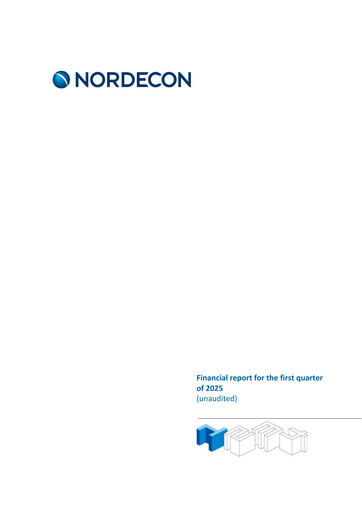 Thumbnail Nordecon AS Quarterly Report 2025-q1
