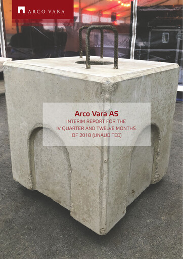 Miniature Arco Vara AS Rapport trimestriel 2018-q4