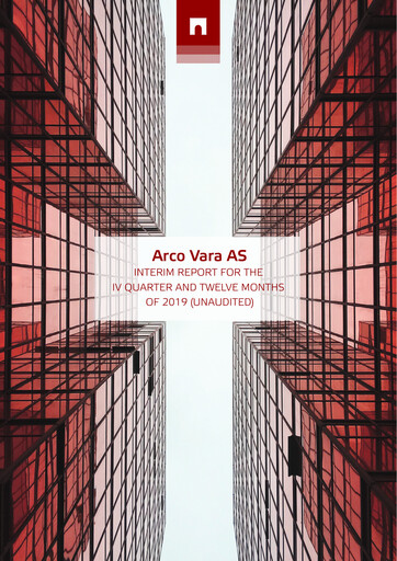 Miniature Arco Vara AS Rapport trimestriel 2019-q4