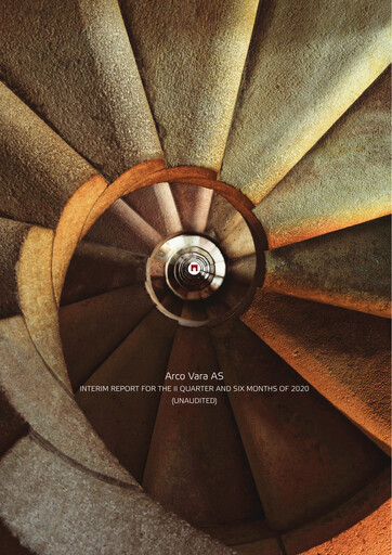 Miniature Arco Vara AS Rapport trimestriel 2020-q2