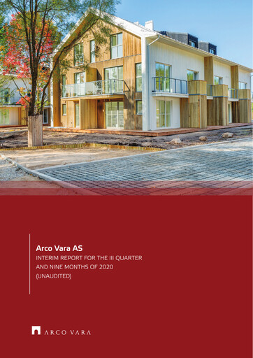 Miniature Arco Vara AS Rapport trimestriel 2020-q3