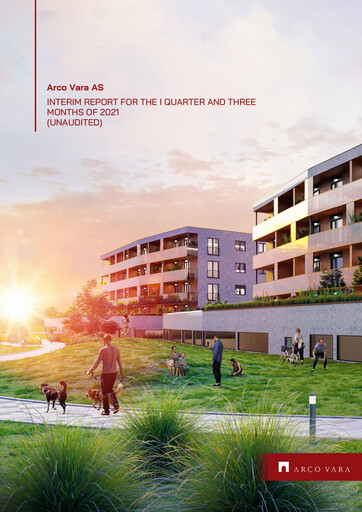 Miniature Arco Vara AS Rapport trimestriel 2021-q1