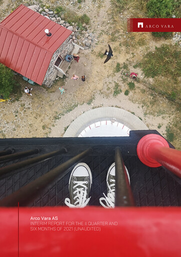 Miniature Arco Vara AS Rapport trimestriel 2021-q2