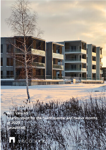 Miniature Arco Vara AS Rapport trimestriel 2023-q4