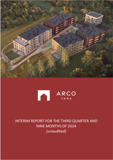 Miniature Arco Vara AS Rapport trimestriel 2024-q3