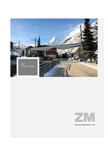 Thumbnail Zwahlen & Mayr SA Annual Report 2017