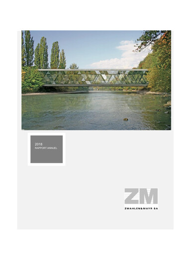 Thumbnail Zwahlen & Mayr SA Annual Report 2018