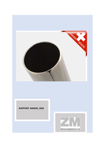 Thumbnail Zwahlen & Mayr SA Annual Report 2020