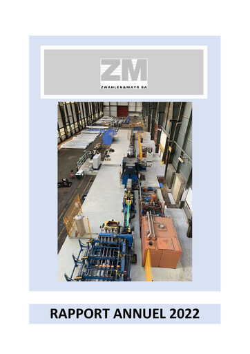 Thumbnail Zwahlen & Mayr SA Annual Report 2022