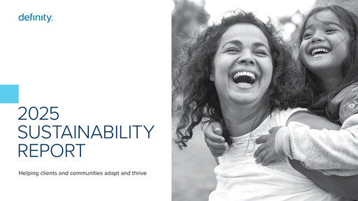 Thumbnail Definity Financial ESG Report 2025